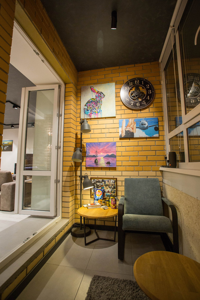 Реализованный проект евродвушки с элементами стиля Лофт