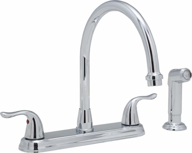 Proflo Pfxc6880 1 8 Gpm Double Handle Kitchen Faucet