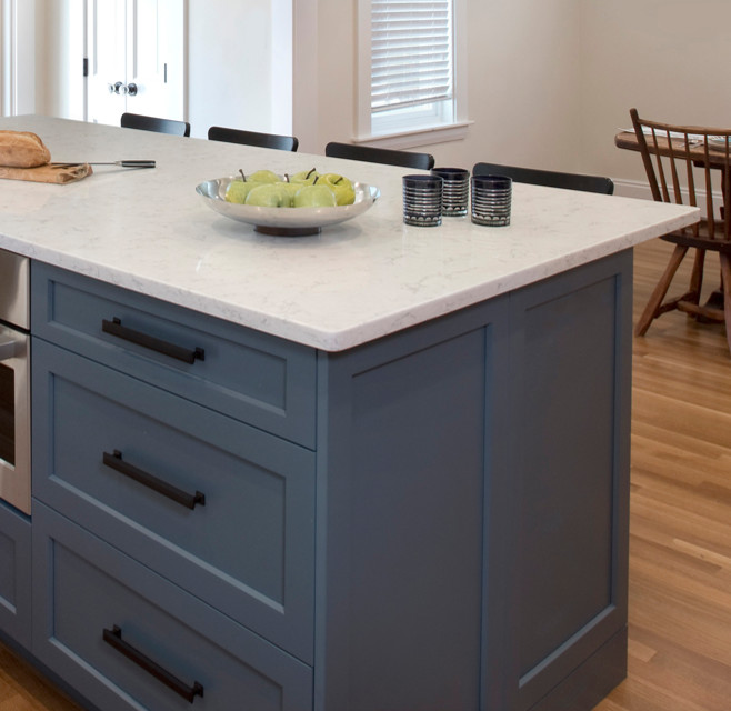 Transitional kitchen photo in Boston