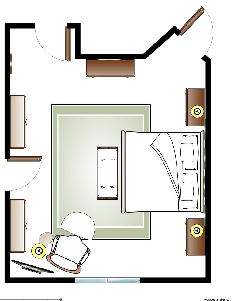 Master Bedroom Floor Plan