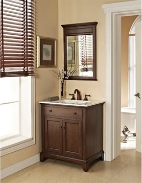 Fairmont Designs 30" Smithfield Vanity with Integrated Sink Option - Mink