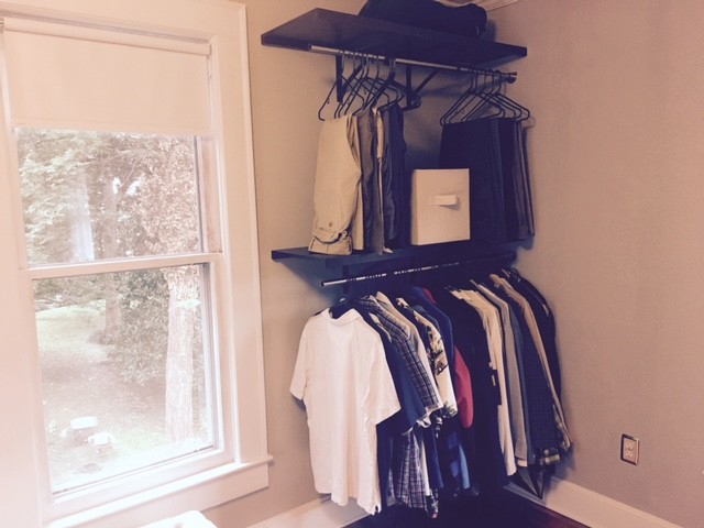 Design ideas for a mid-sized traditional storage and wardrobe in Raleigh.