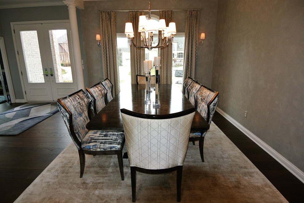 Mid-sized transitional dining room photo in Indianapolis