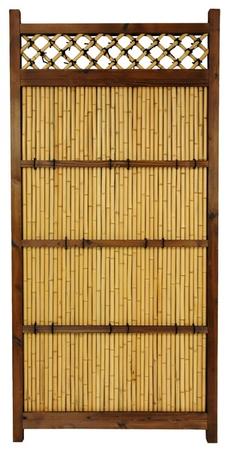 6'x3' Japanese Bamboo Zen Garden Fence