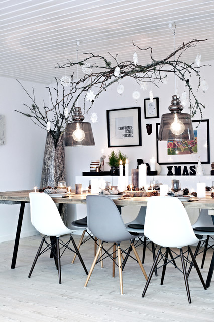 Interi&oslash;r spisestue scandinavian-dining-room