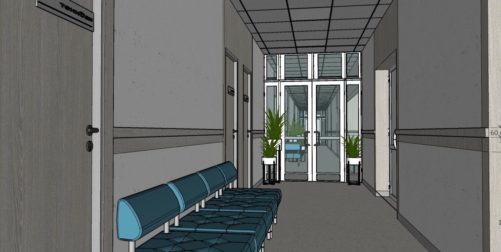 эскиз поликлинника "Медсервис"