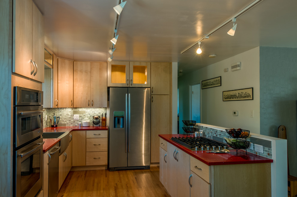 Kitchen - transitional kitchen idea in Denver