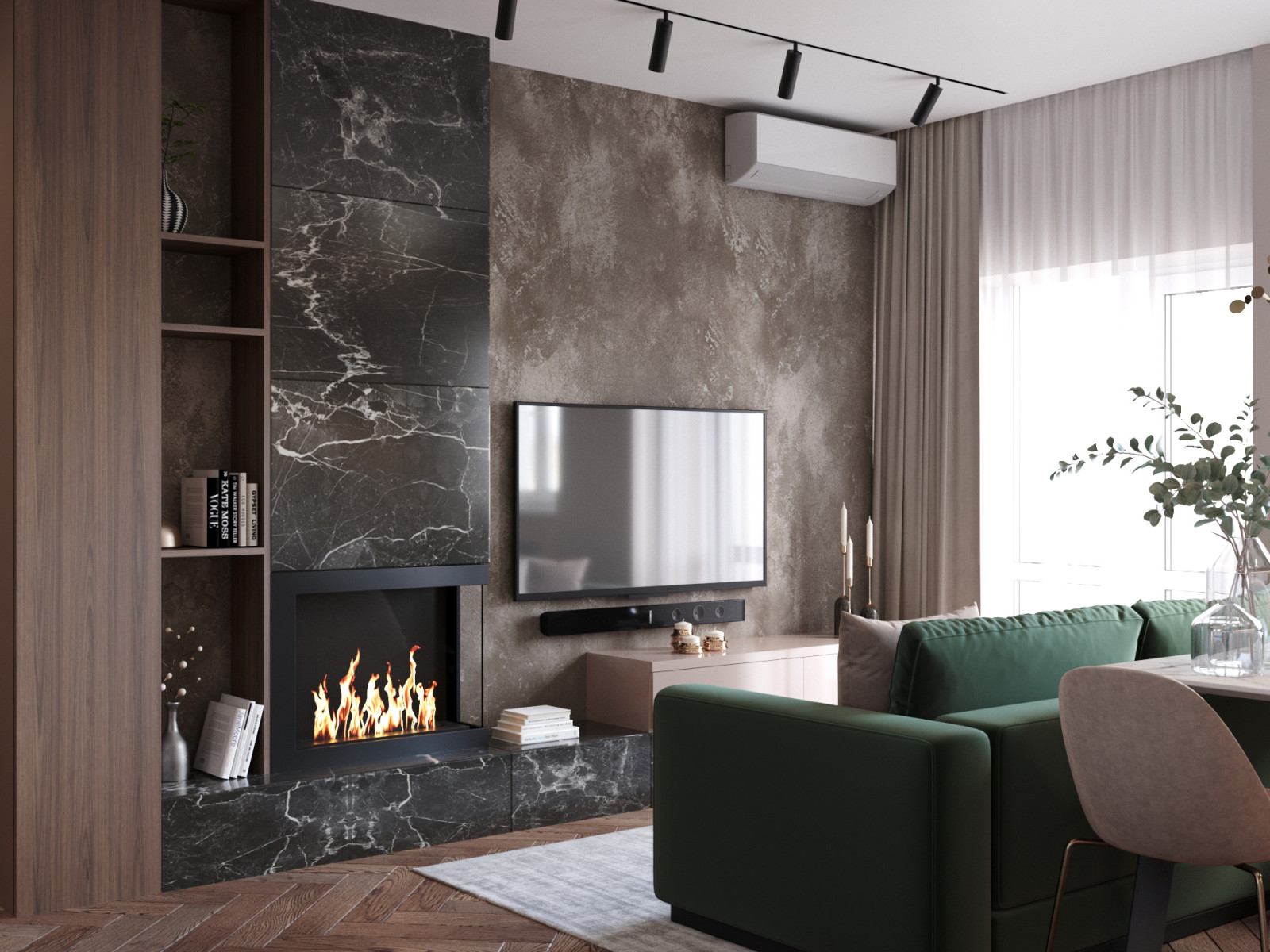 Интерьер квартиры жк Калининский