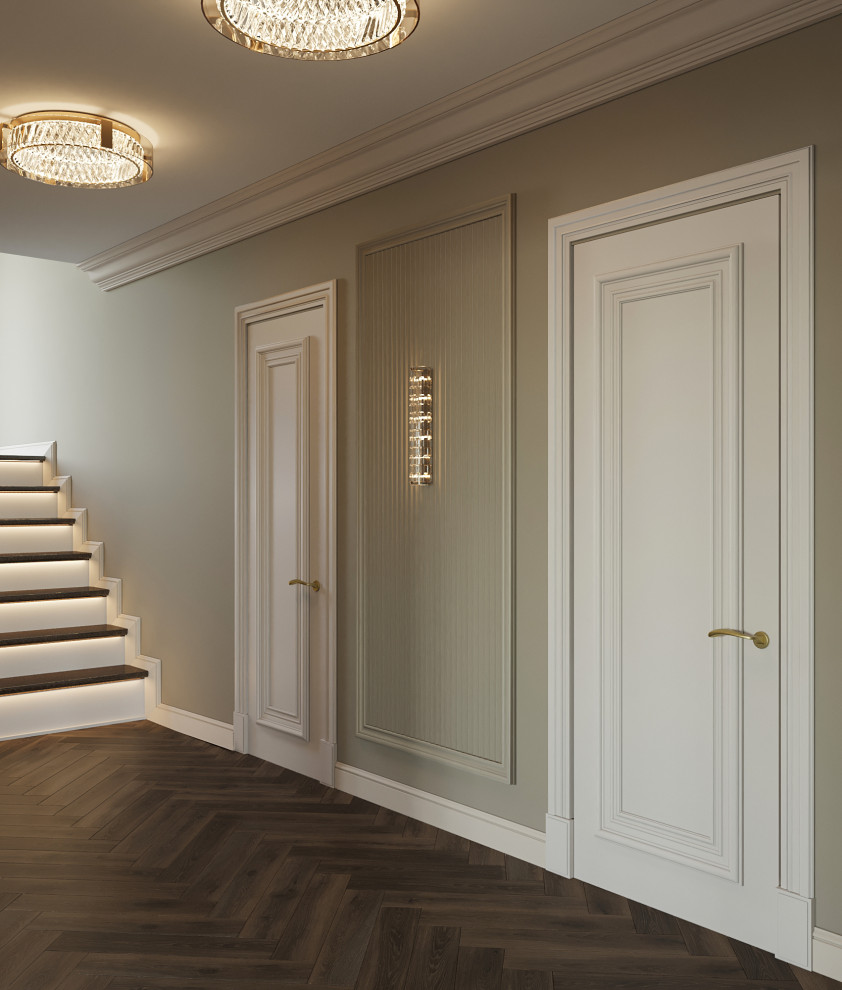 Загородный двухэтажный дом