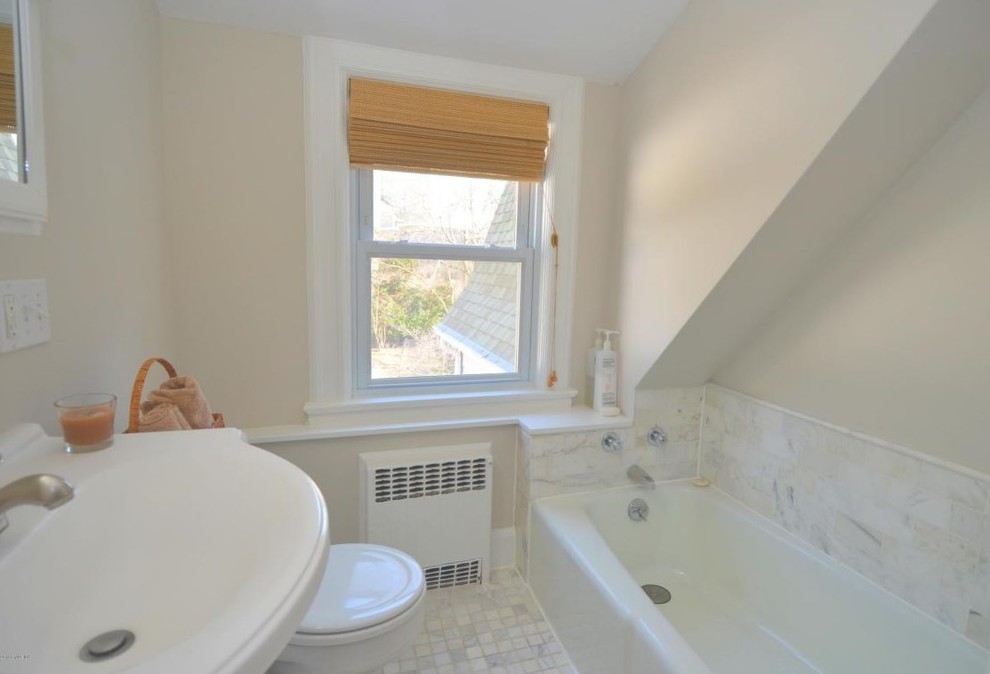 Bathroom design How to fit shower under eaves?