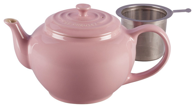 Gardner Teapot With Steel Infuser, Pink