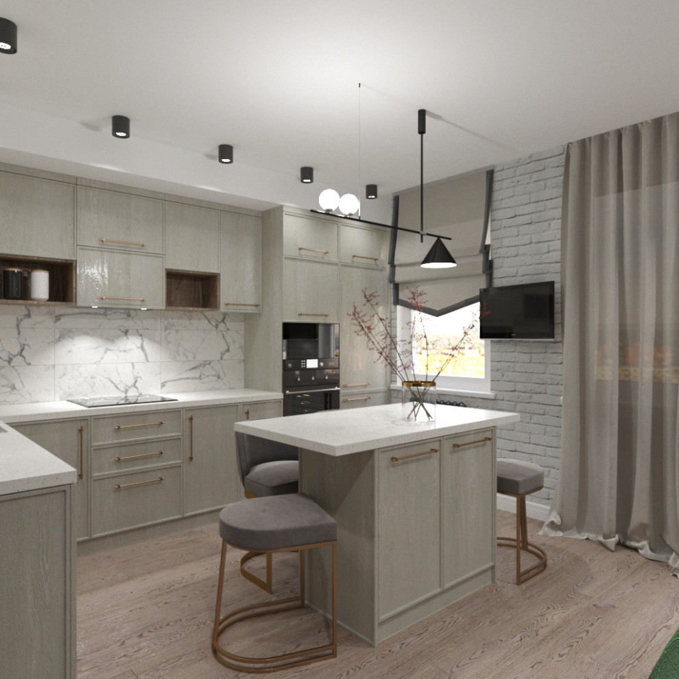 Кухня-гостиная в Питере