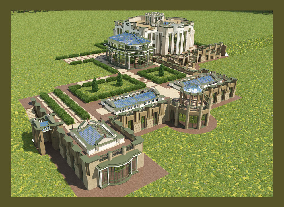 Главный дом 850м2 + бассейн + SPA комплекс (850м2)