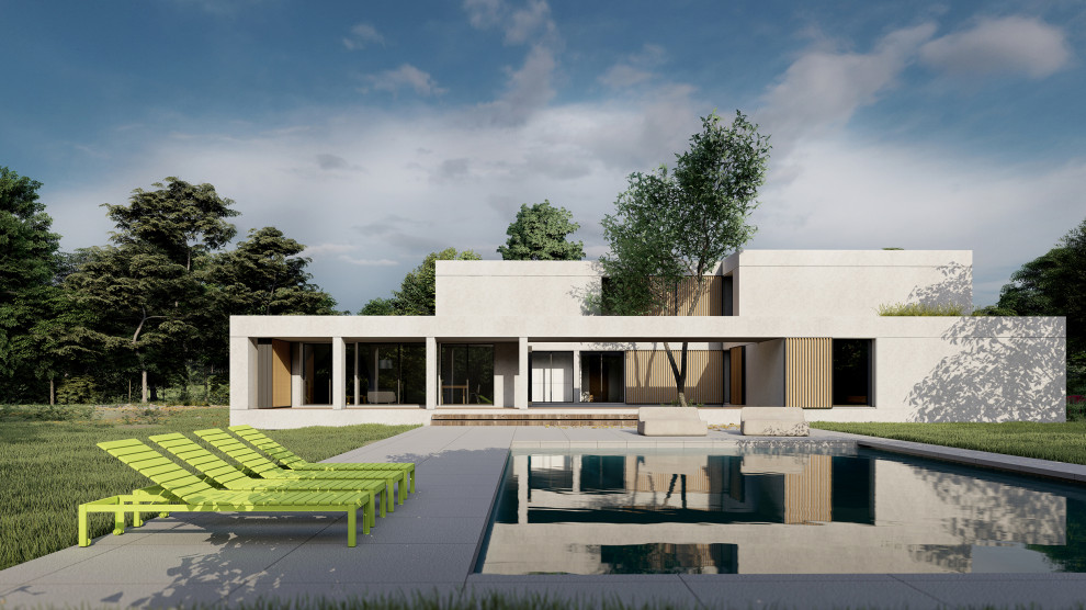 Минималистичный коттедж