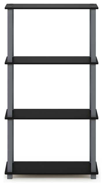 Turn-S-Tube 4-Tier Multipurpose Shelf Display Rack With Square Tube ...
