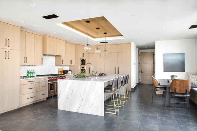 River contemporary-kitchen
