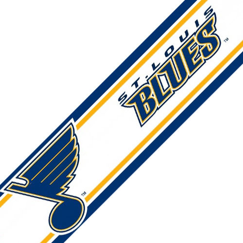 NHL St Louis Blues Prepasted Hockey Wall Border Roll Contemporary