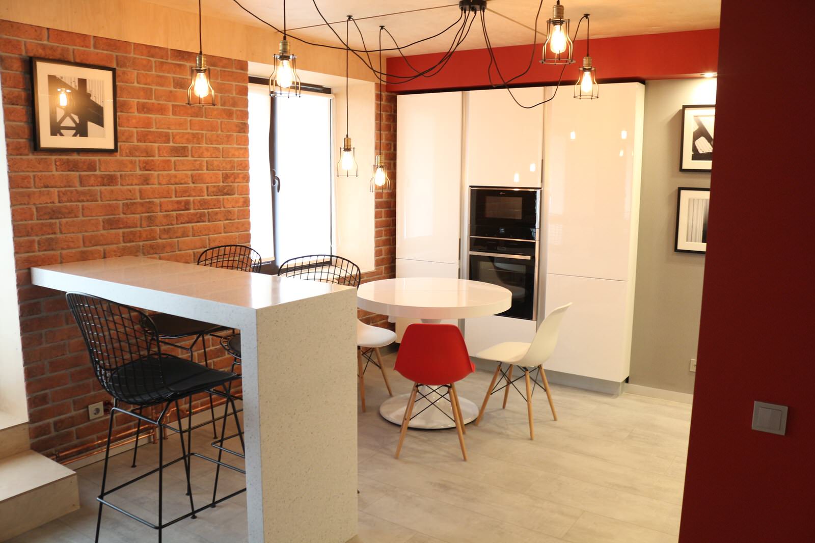 Проект двухуровневой квартиры в стиле ЛОФТ