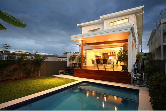 Small Lot Design Wynnum Queensland modern-exterior