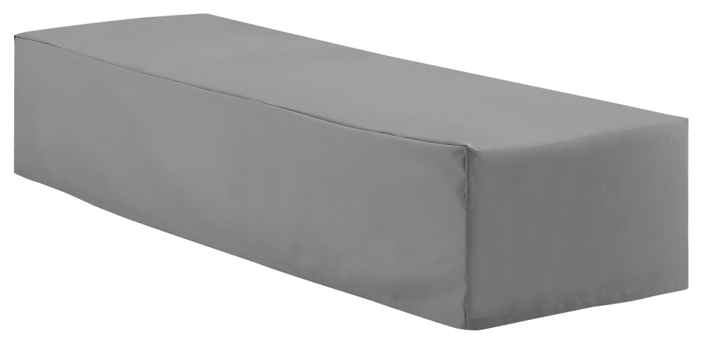 Outdoor Chaise Lounge Furniture Cover Gray