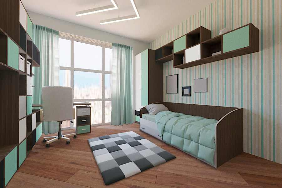 Дизайн детской для мальчика 7 лет