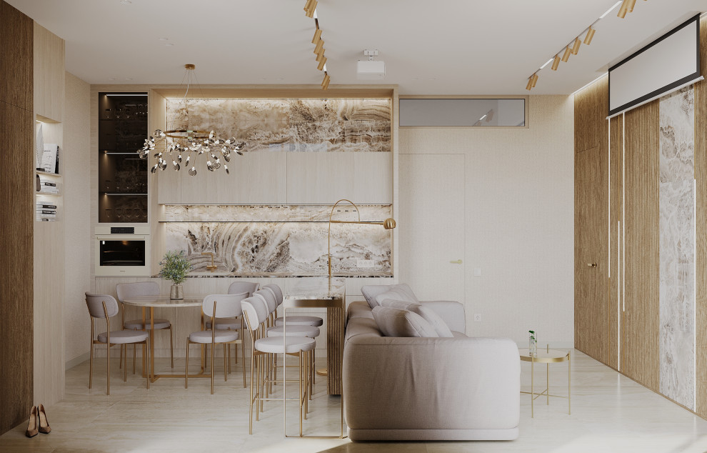 Интерьер Гостиной-кухни