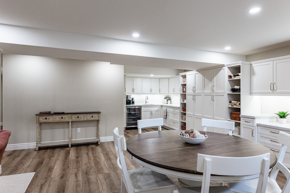 Basement - transitional basement idea