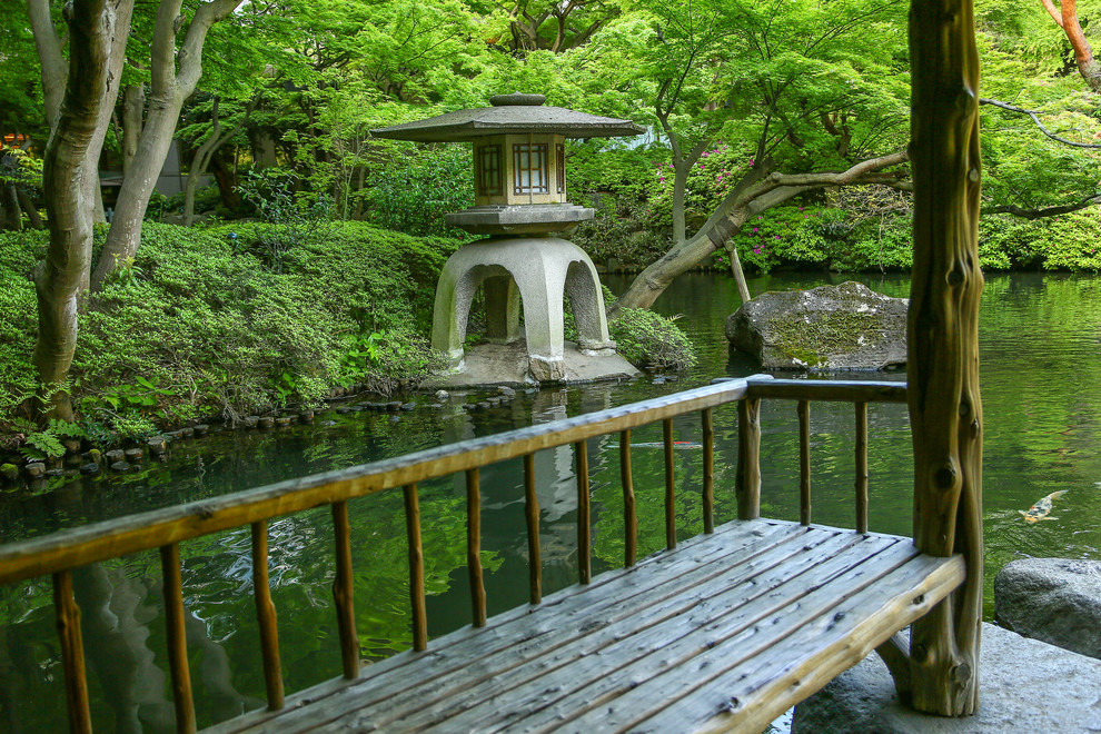 Исторический сад Happoen Garden, Tokyo, Japan