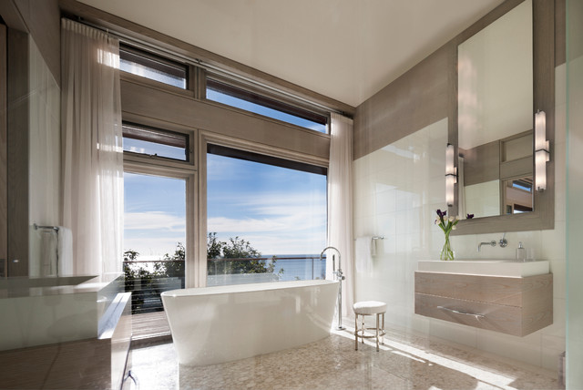 Cape Cod modern-badezimmer
