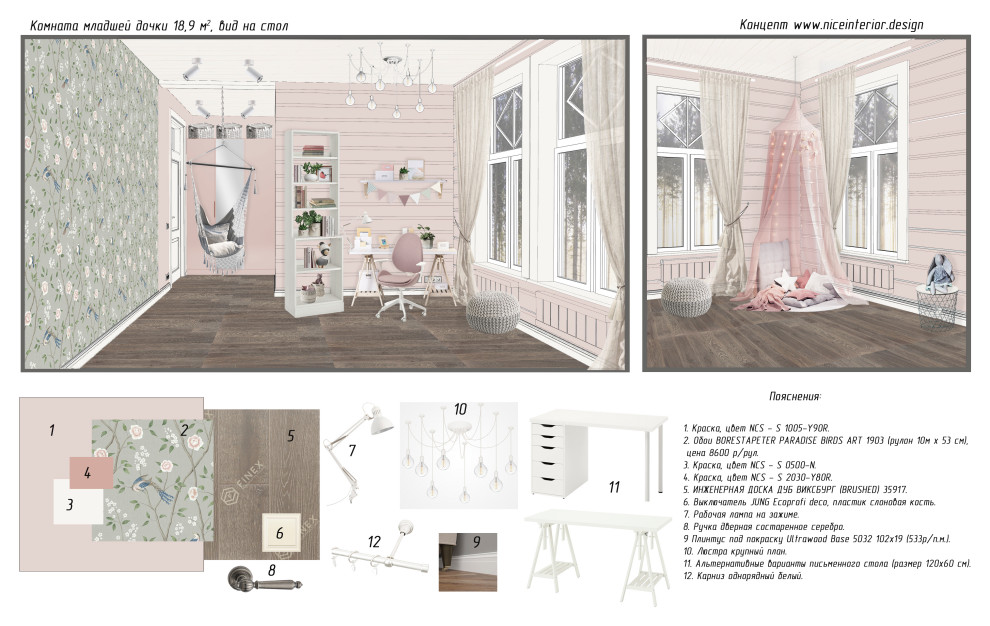 Комната младшей дочки