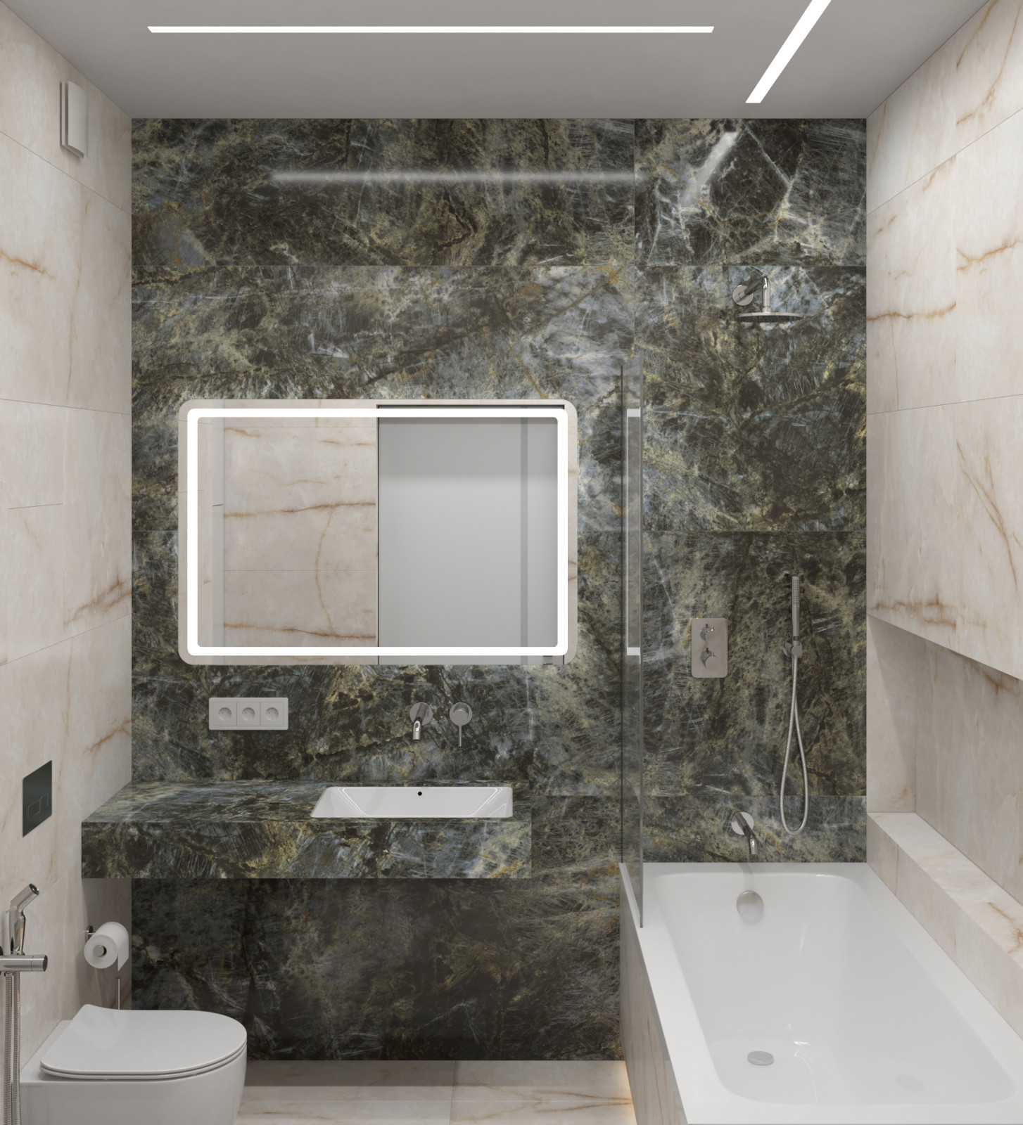 Квартира в стиле  "Фьюжн"  2024 г.