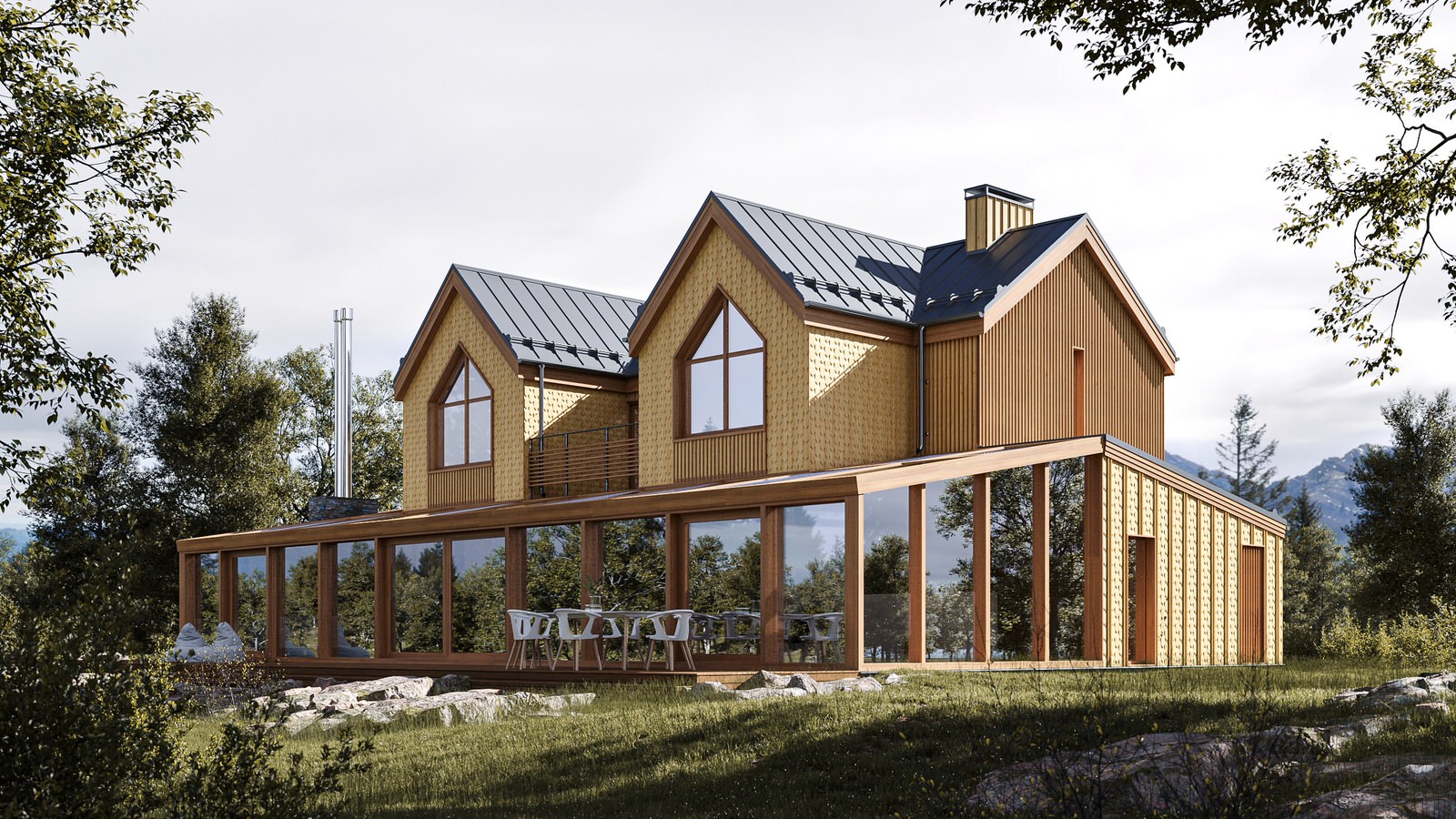 Новый деревянный