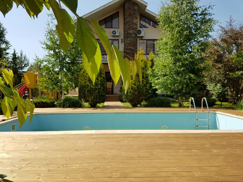 Терраса из термососны (г. Алматы)