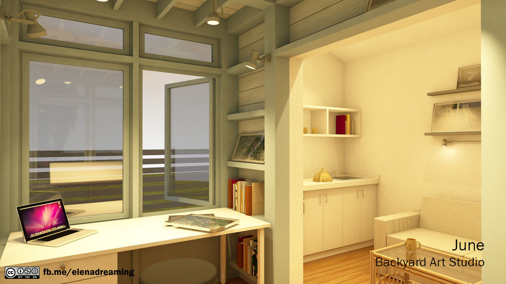 Backyard Art Studio June