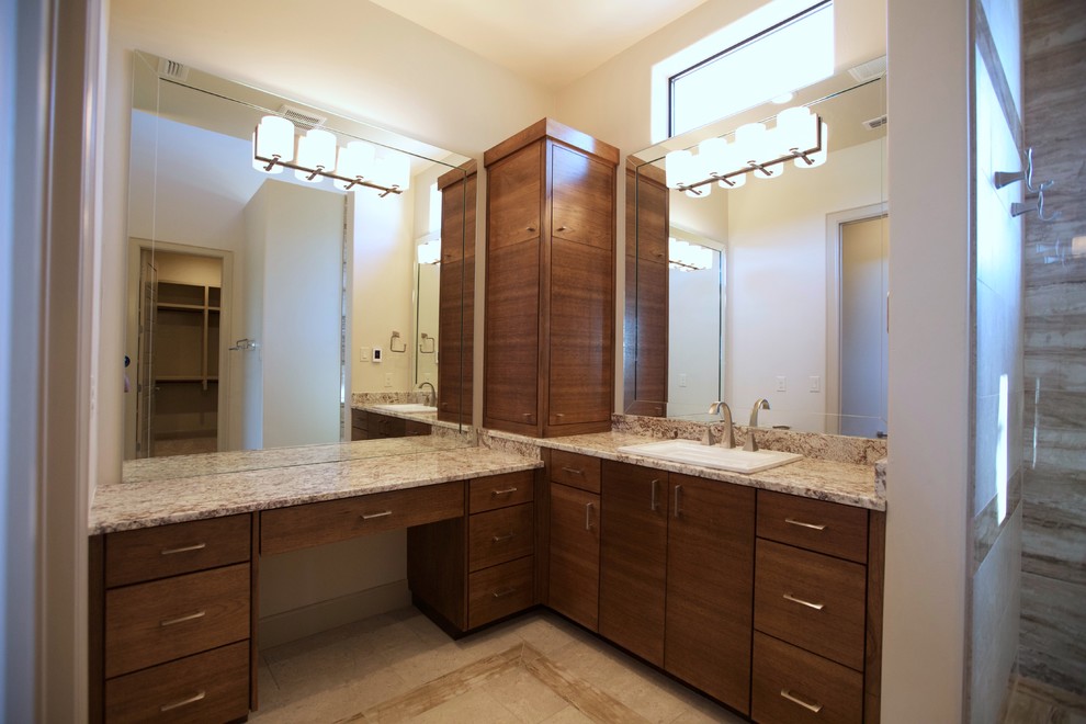 Inspiration for a transitional bathroom remodel in Austin