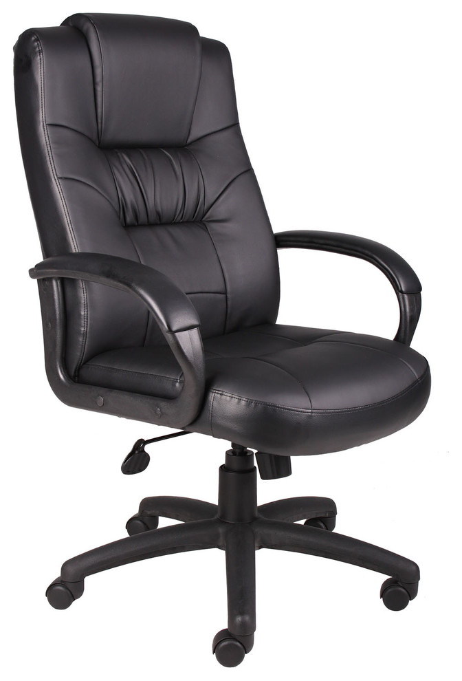 Boss Chairs Boss B750x Executive High Back Leatherplus Chair