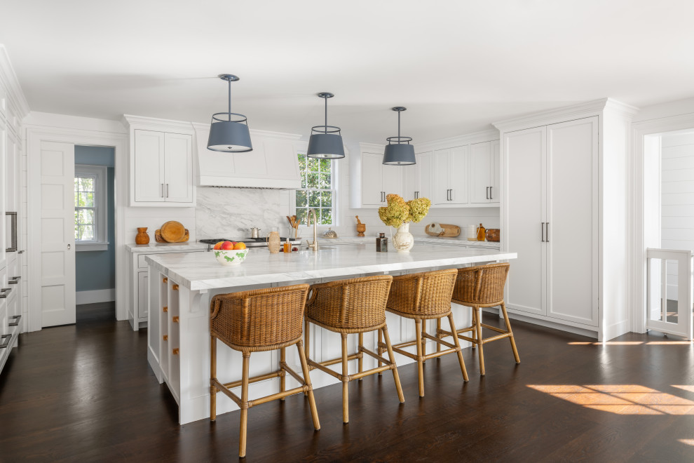 Antique Captain's House, Nantucket - Beach Style - Kitchen - Boston ...