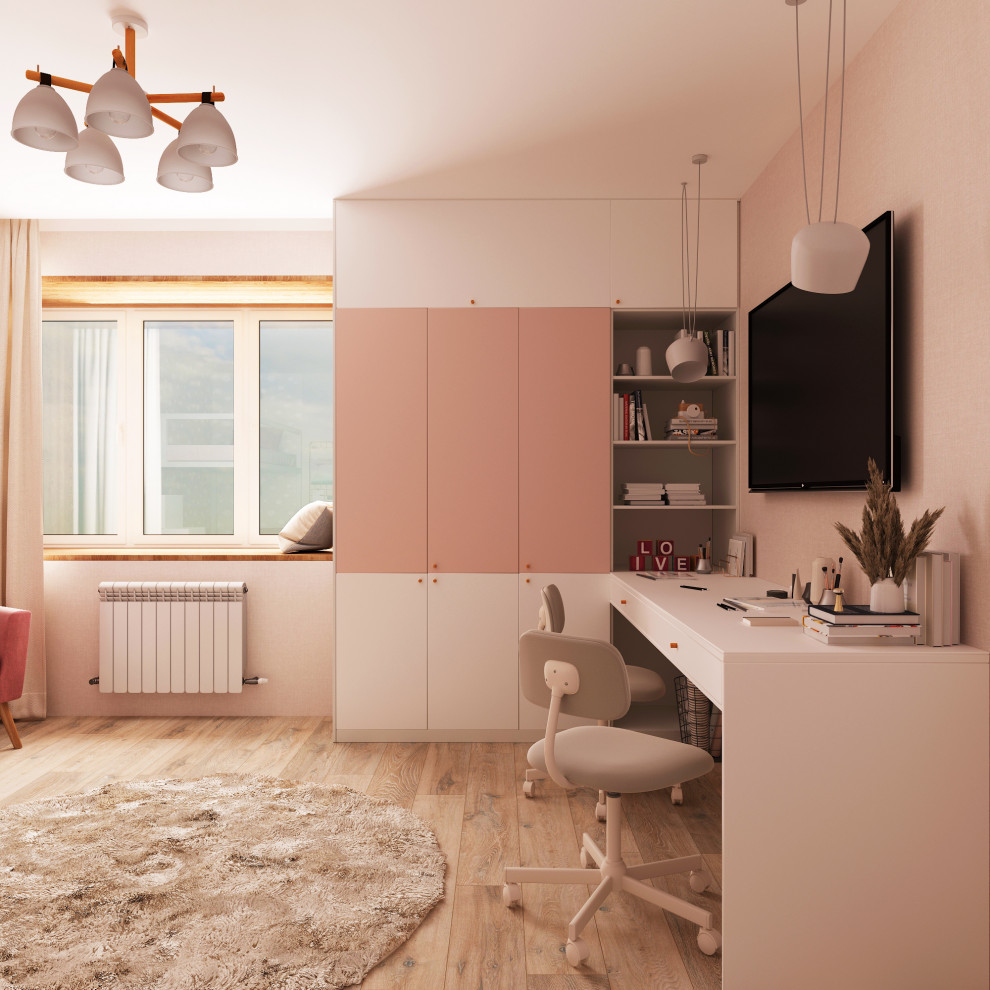 Нежная детская для двух девочек