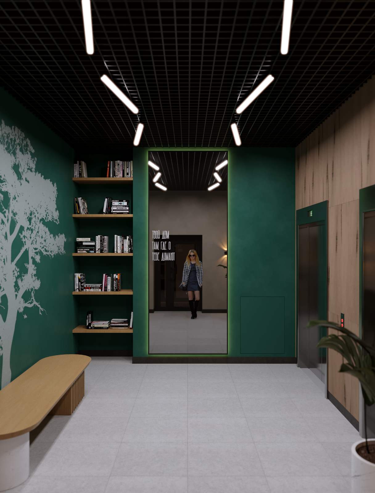 Подъезд многоквартирного дома в Твери