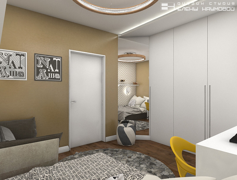 Проект 03 | Квартира для молодого отца с дочкой  | общая площадь 93 кв.м.