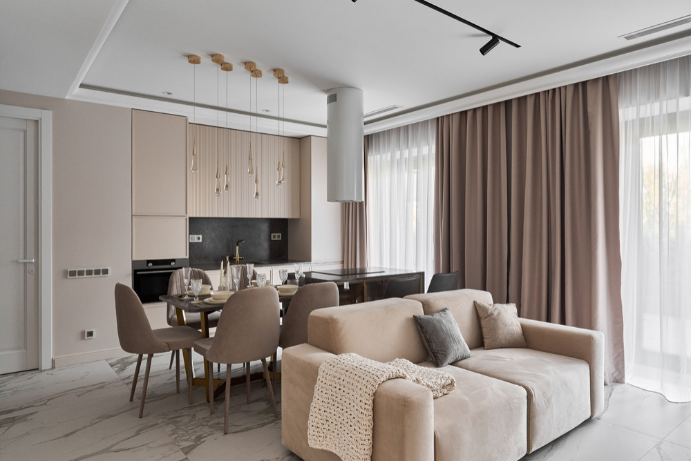 Евро 4-комнатная квартира 130 кв/м с террасой в ЖК «D1»