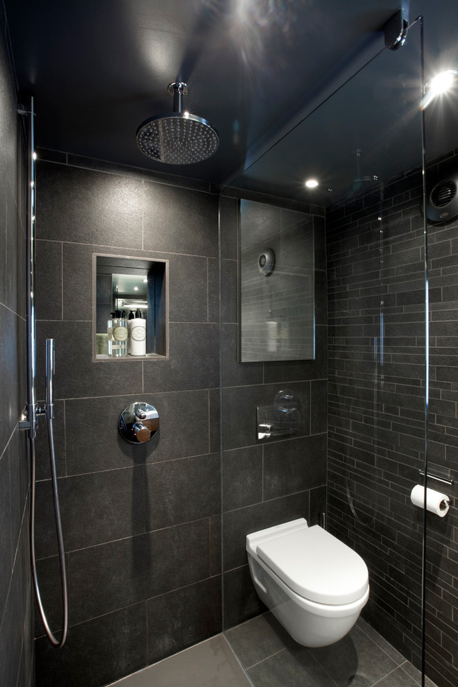Photo of a contemporary bathroom in Gloucestershire.