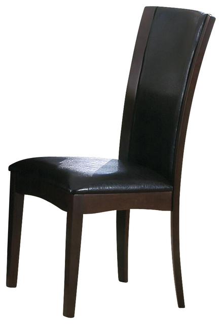 Homelegance Daisy Parson Chair, Dark Brown, Set of 2