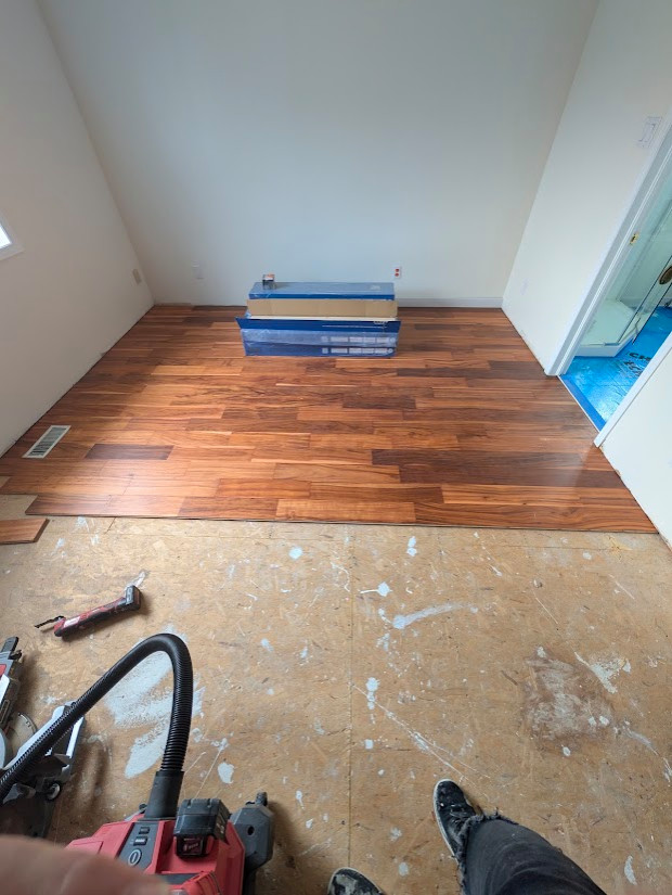 Bedroom Flooring Installation