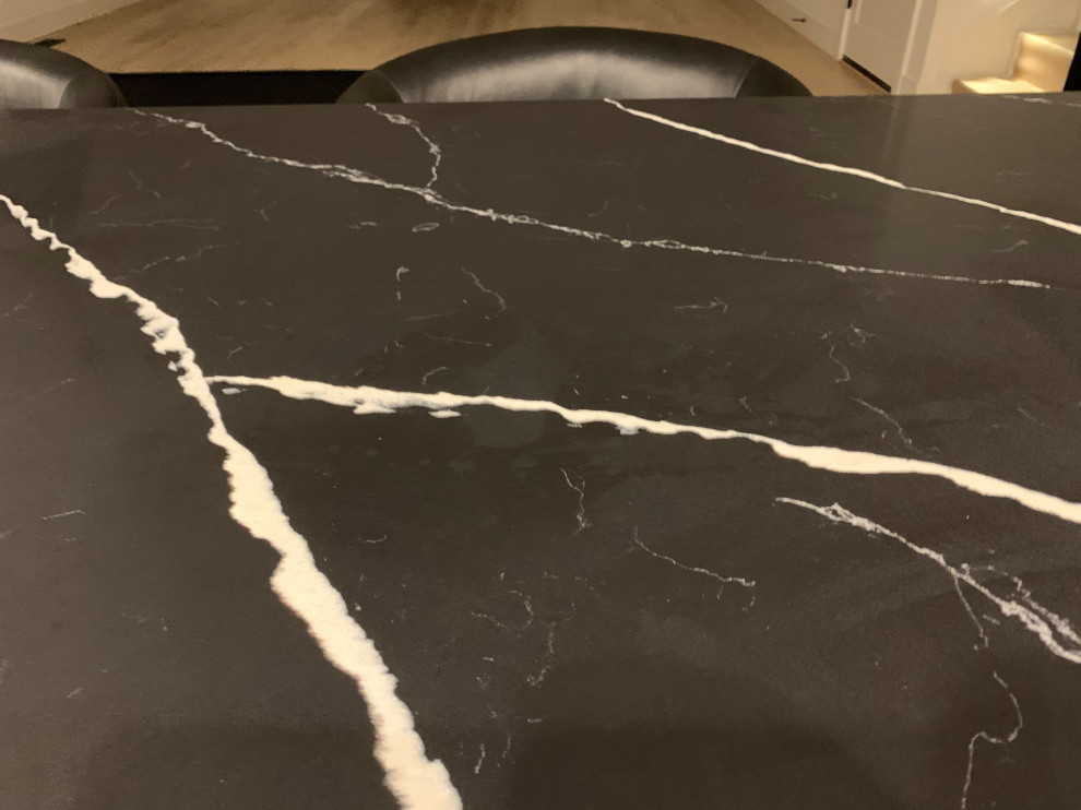 Dark marks on quartz counters