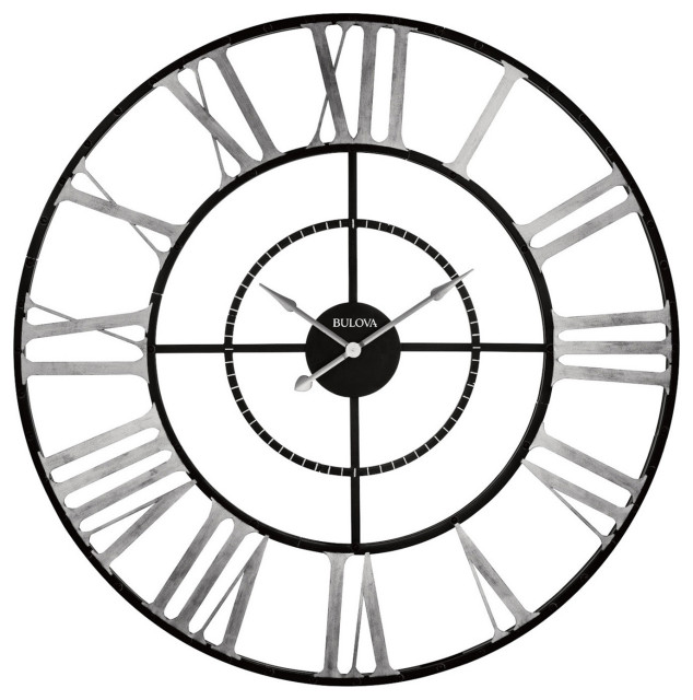 Zeeland Wall Clock 48" Transitional Wall Clocks by J. Thomas Products Houzz