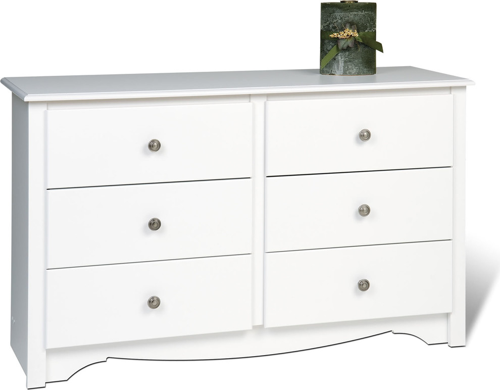 Monterey Children S 6 Drawer Dresser White Transitional Kids Dressers And Armoires By Hedgeapple