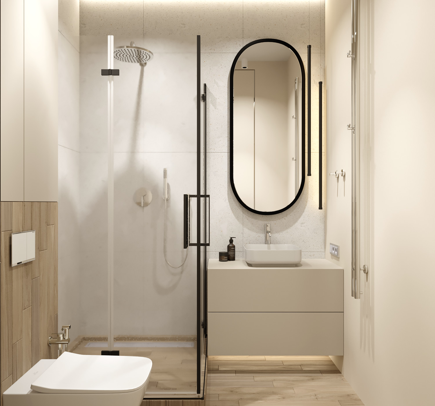 Проект квартиры в Москве 78 м2