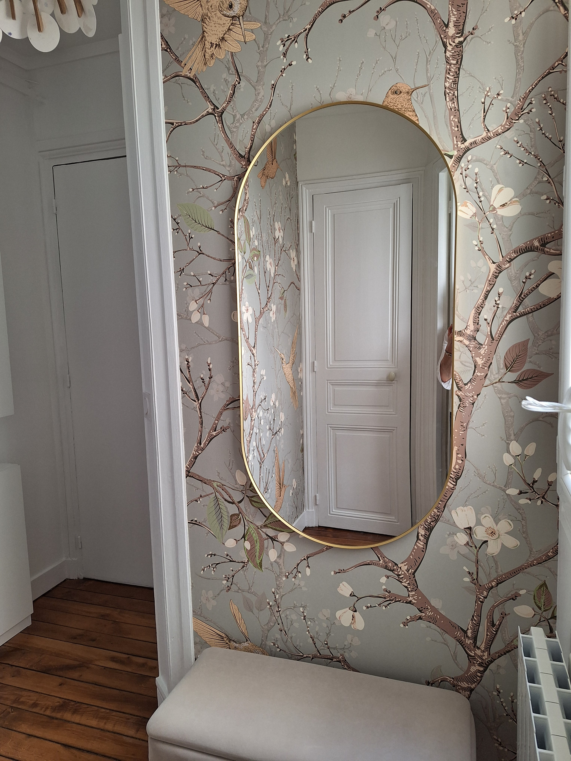 Rénovation partielle, décoration et ameublement d'un appartement ancien