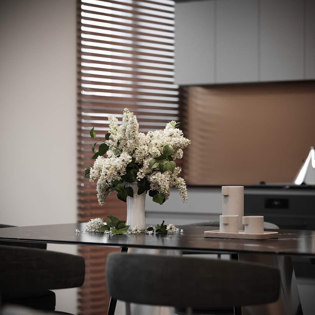 Квартира для молодого человека в современном стиле.